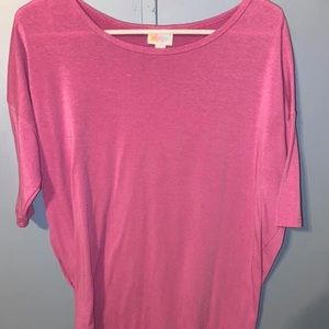 Small LulaRoe Pink Legging Tunic Top